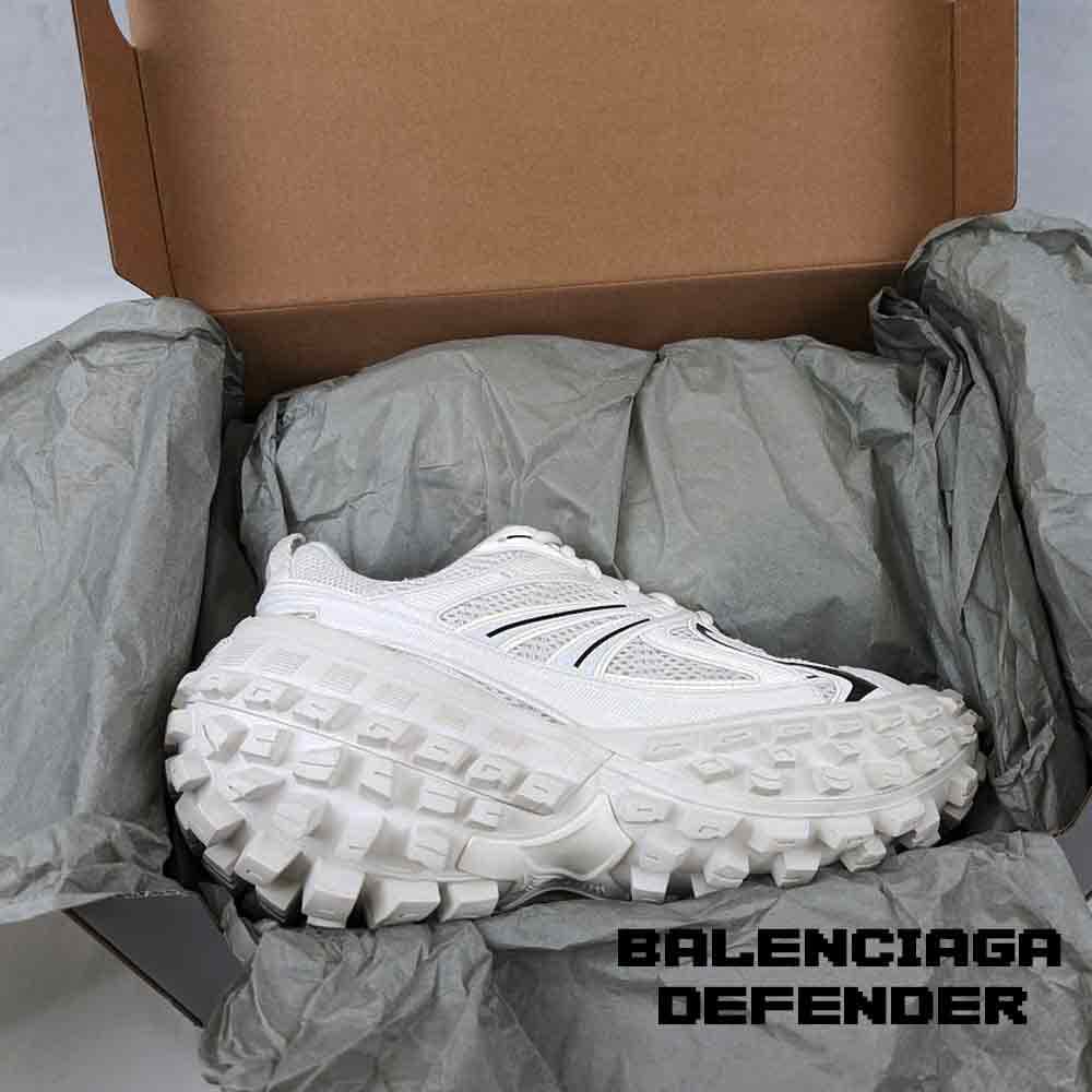 کفش کتونی بالنسیگا دیفندر سفید Balenciaga Defender White — تصویر ۶