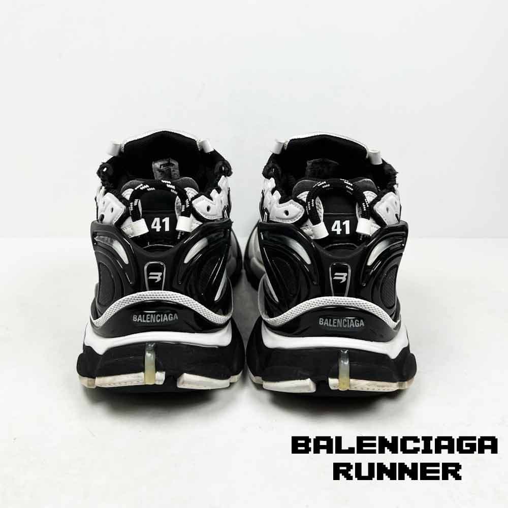 کفش کتونی بالنسیاگا رانر سفید مشکی Balenciaga Runner Black and White — تصویر ۵