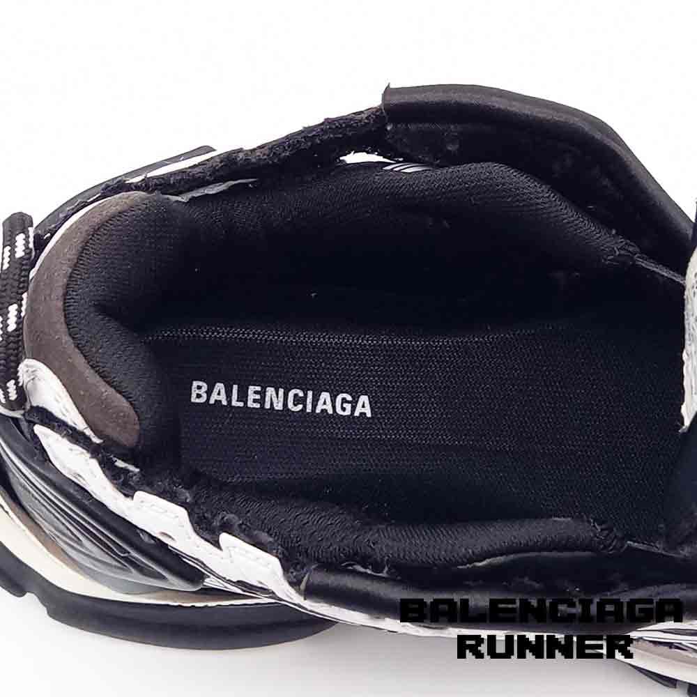 کفش کتونی بالنسیاگا رانر سفید مشکی Balenciaga Runner Black and White — تصویر ۳