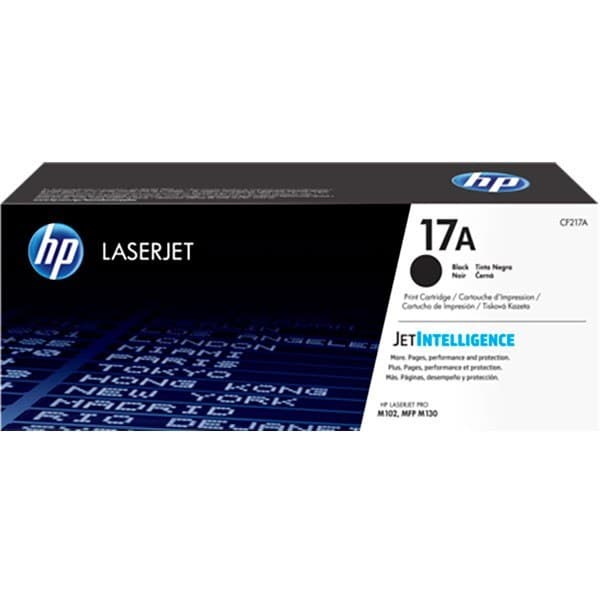 کارتریج تونر مشکی HP 17A (CF217A) مناسب پرینترهای HP LaserJet Pro M102 و M130