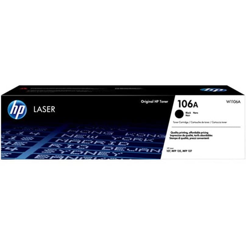 کارتریج تونر مشکی HP 106A (W1106A) مناسب پرینترهای لیزری HP Laser