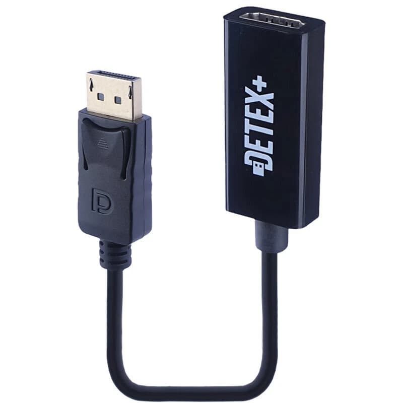 تبدیل DisplayPort نری به HDMI مادگی دیتکس پلاس (+Detex)