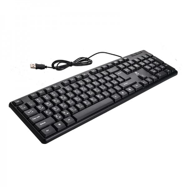 کیبورد سیمی پی نت مدل KB-600 با رابط USB | حروف فارسی