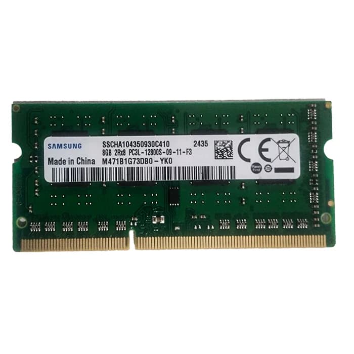 رم لپ‌تاپ ظرفیت 8GB DDR3 فرکانس 1600MHz/1333 تک کاناله (میکس برند)