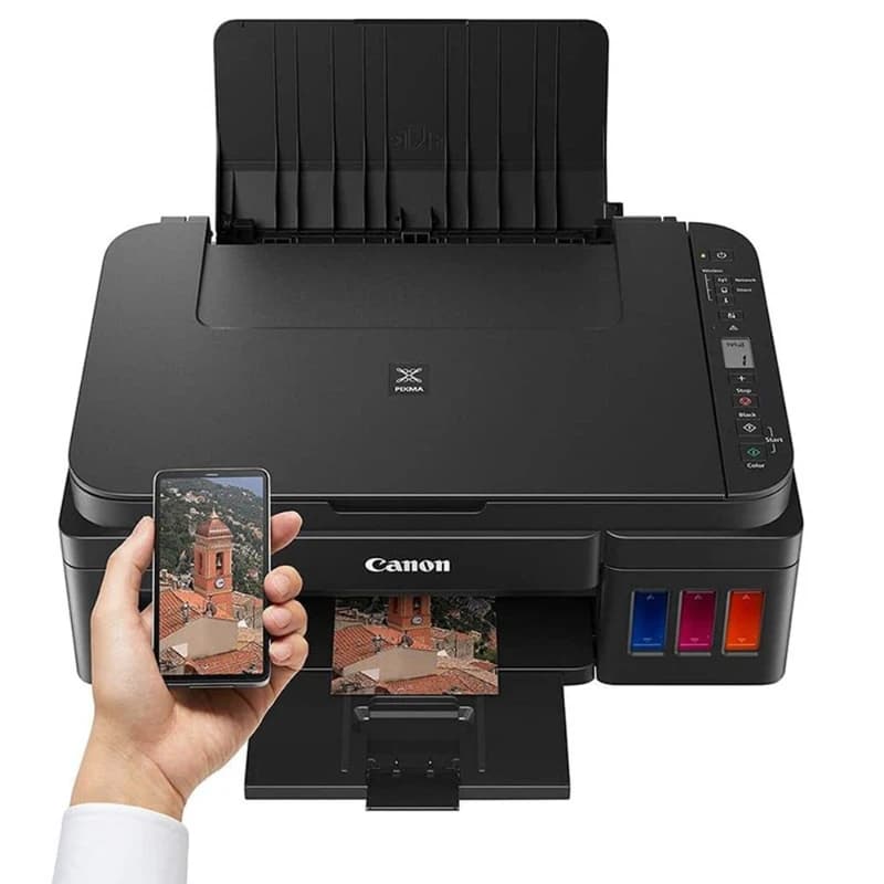 پرینتر چندکاره جوهرافشان کانن مدل Canon PIXMA G3410 با مخزن جوهر و WiFi — تصویر ۲