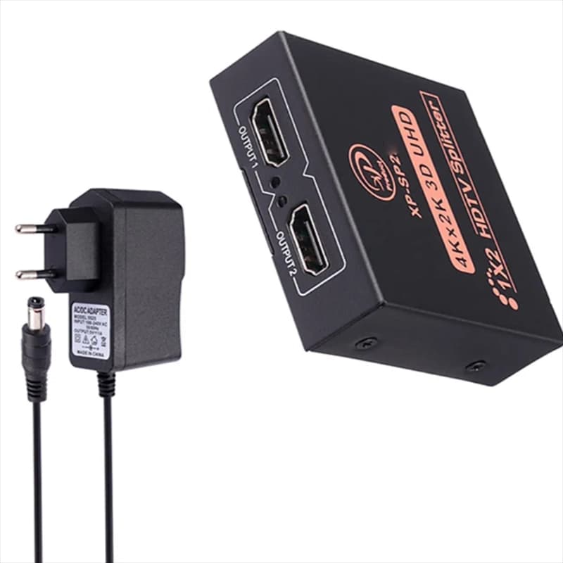 اسپلیتر HDMI مدل SP2T برند XP (اکس پی) 1 به 2 پورت