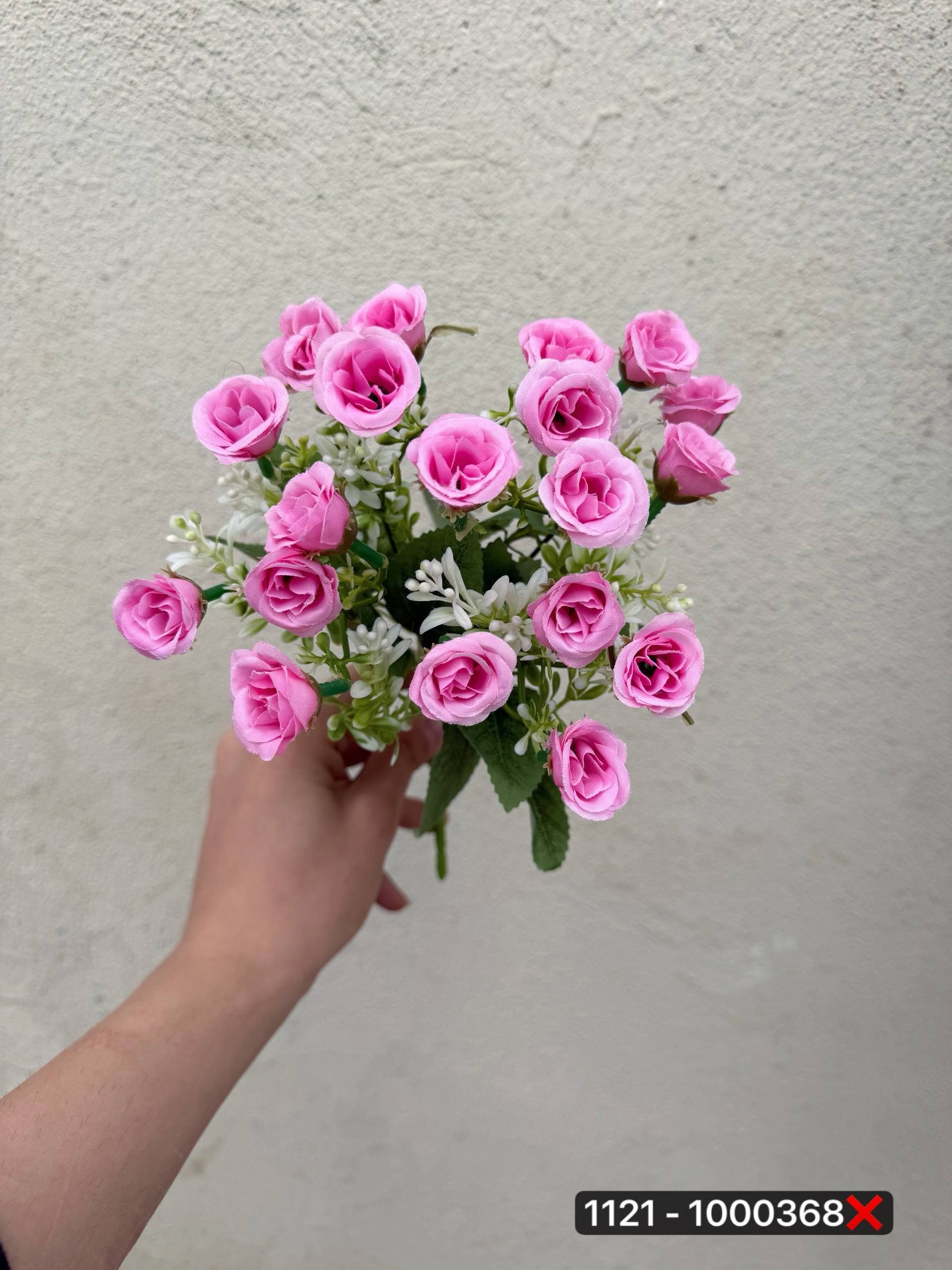 گل رز فندقی شکوفه دار رنگی( پک ۱۲ عددی) — تصویر ۲