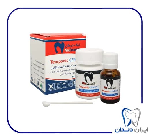 سمان موقت زینک اکساید اژنول نیک درمان – Nik Darman Temponic Cement