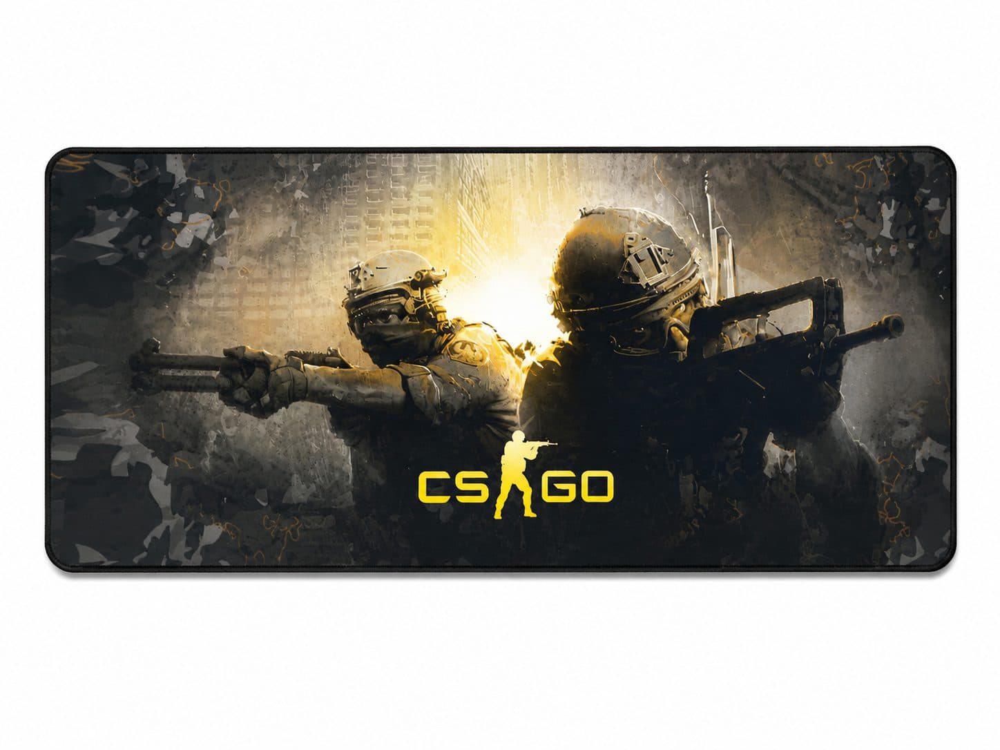 پد موس گیمینگ طرح CS GO سایز 30×70 سانتی‌متر