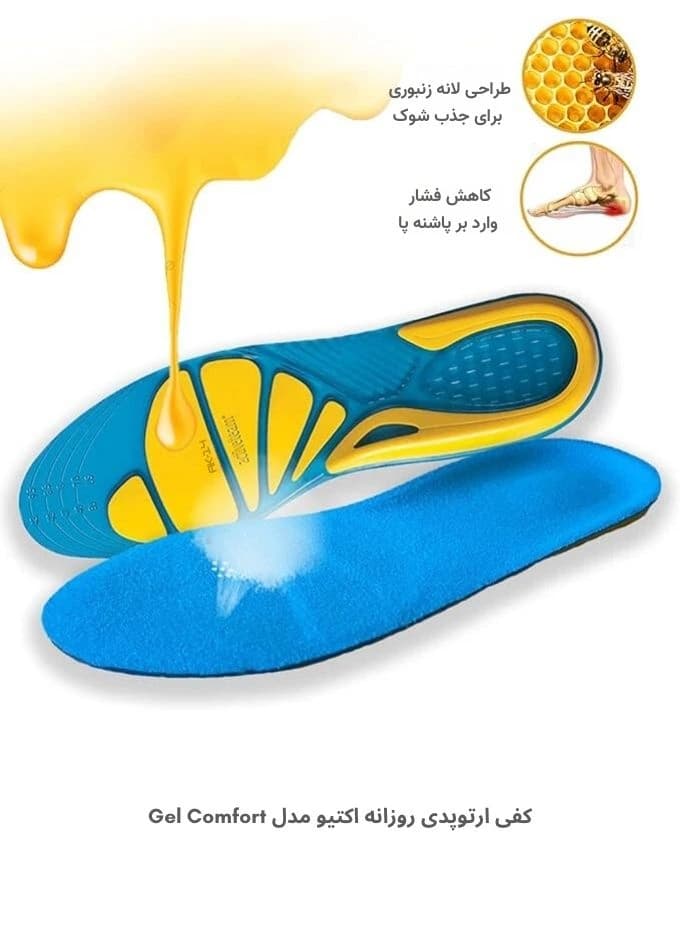 کفی ارتوپدی روزانه اکتیو مدل Gel Comfort — تصویر ۲