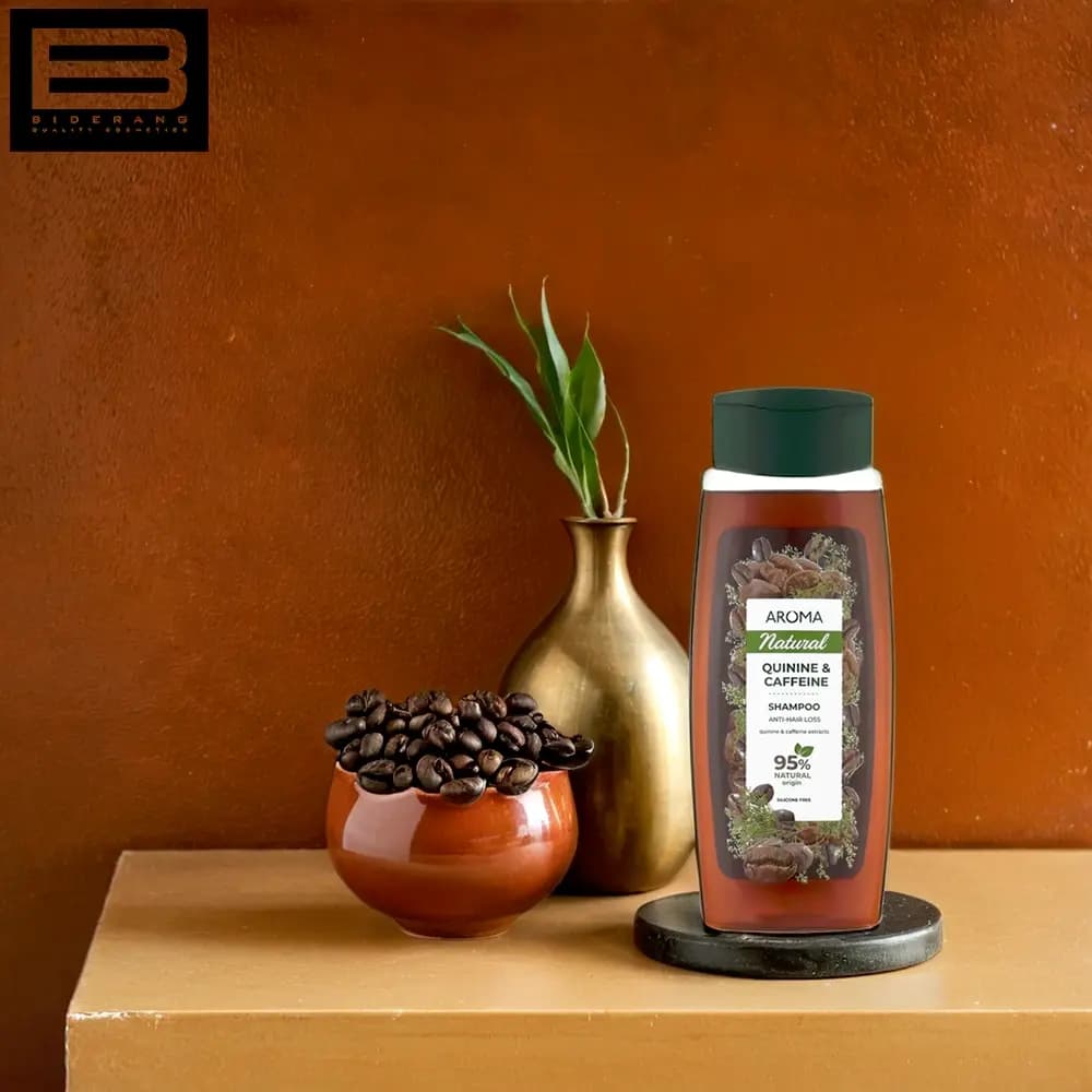 شامپو ضد ریزش آروما حاوی کافئین حجم 400ml — تصویر ۲