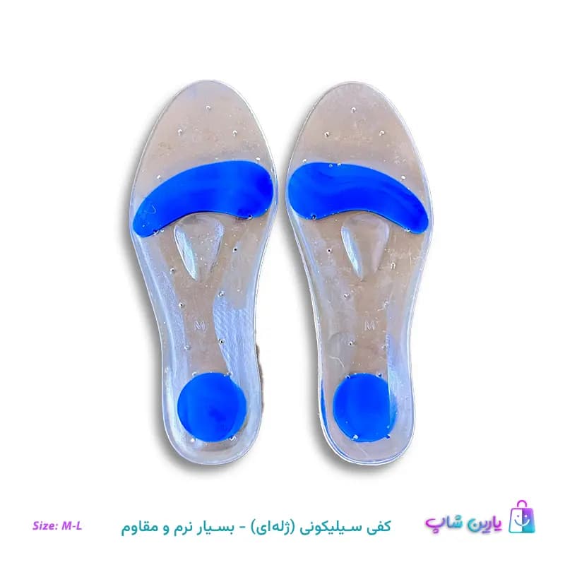 کفی طبی سیلیکونی خارپاشنه و کف پای صاف – بلدرچین