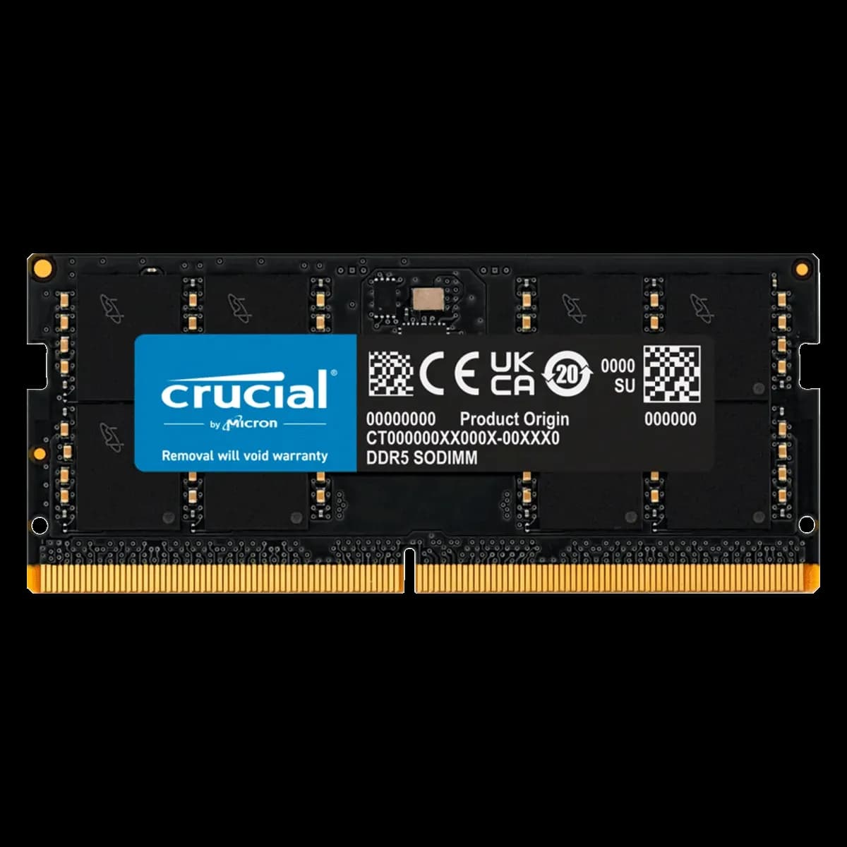 رم کروشیال لپتاپ DDR5 8GB 5600MHz CL46 تک کاناله مدل CT8 فرکانس 5600 مگاهرتز DDR5 تایمینگ CL46 ظرفیت 8 گیگابایت