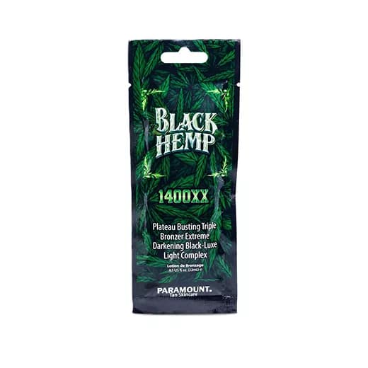 لوسیون سولاریوم پارامونت مدل BLACK HEMP حجم 20 میل پک 10 عددی