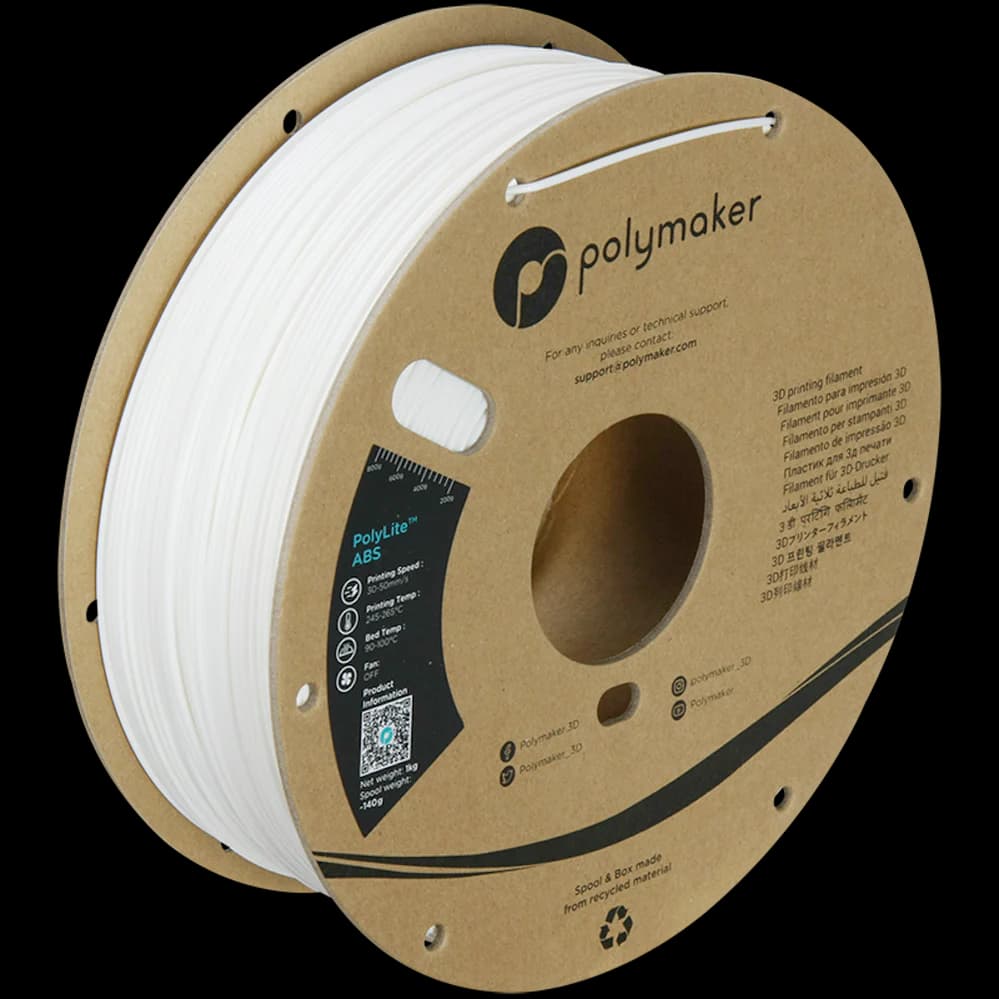 فیلامنت PolyLite ABS از برند Polymaker