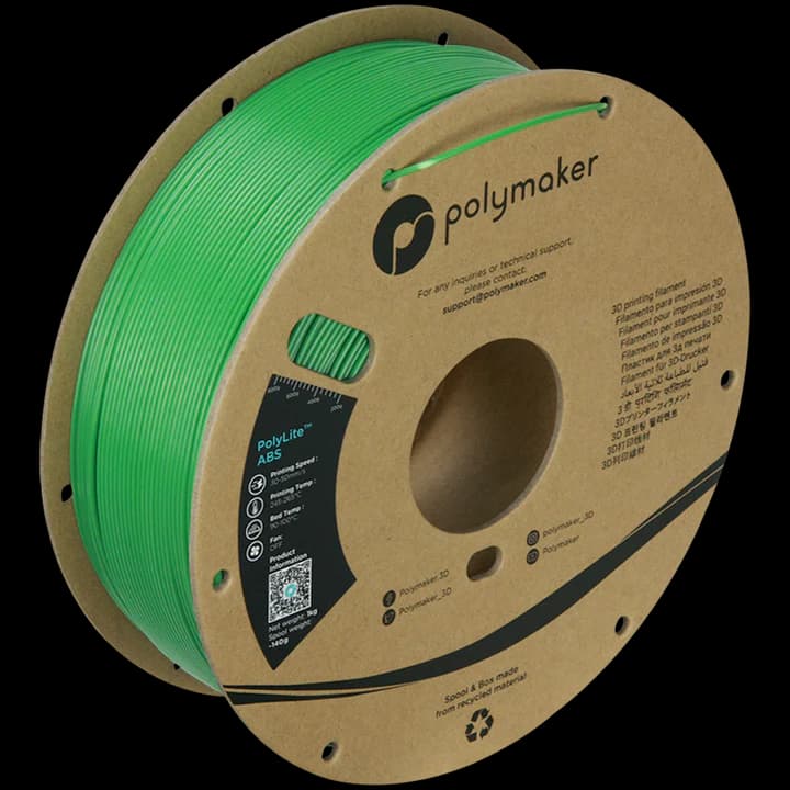 فیلامنت PolyLite ABS از برند Polymaker — تصویر ۵