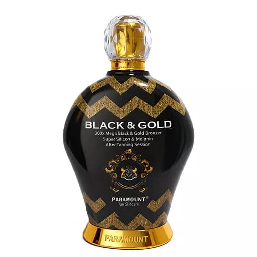 لوسیون سولاریوم پارامونت مدل قدیم BLACK & GOLD حجم 400 میل