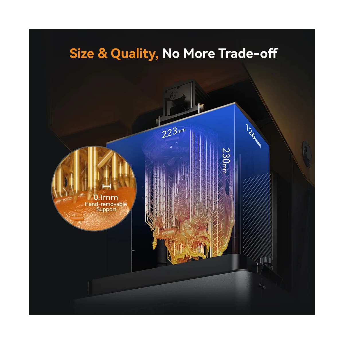 پرینتر سه بعدی رزینی مدل HALOT-MAGE S 14K برند Creality — تصویر ۵