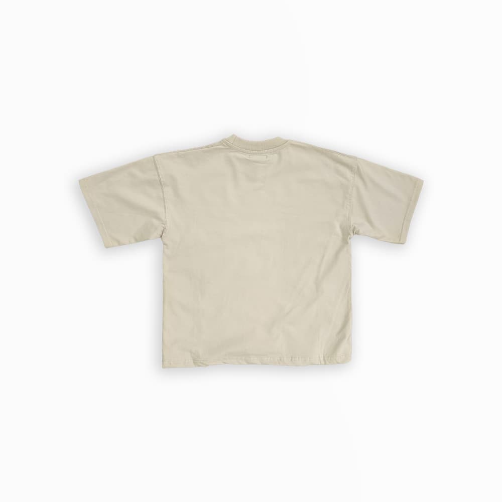 تیشرت بچگانه طرح کتاب باز کرم سایز45,50 — تصویر ۲