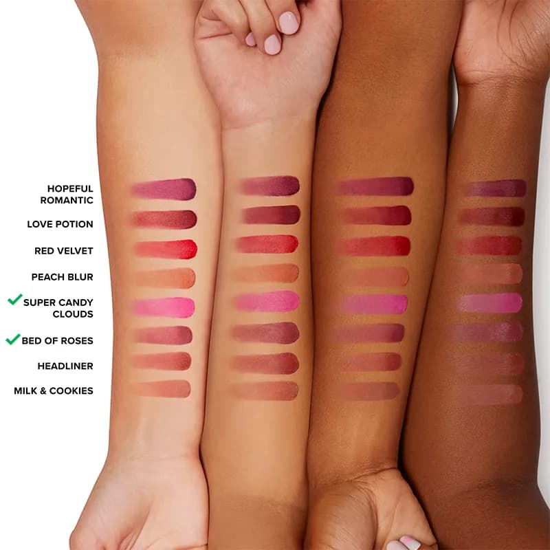 رژگونه و رژ لب مایع کلود کراش توفیسد TooFaced — تصویر ۳