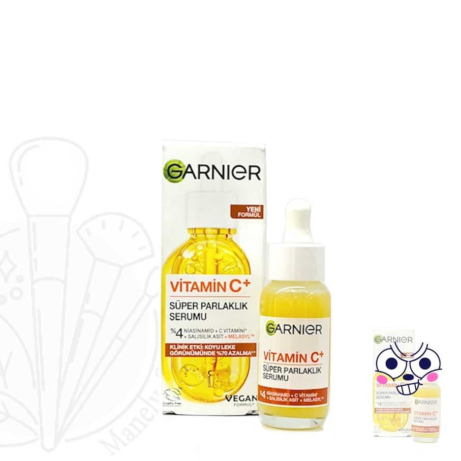 سرم ویتامین سی پلاس 4 منظوره روشن کننده و ضدلک گارنیر (اصل آلمان) تاریخ جدید Garnier Vitamin C+ super serum