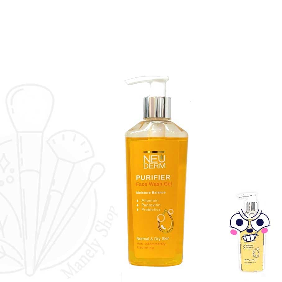 ژل شستشوی نئودرم پوست نرمال تا خشک (ساخت ایران) تاریخ جدید Neuderm Face Wash Gel