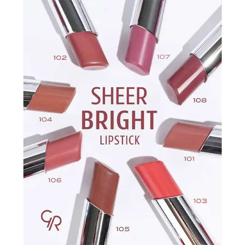 رژ لب شیر برایت مود گلدن رز Golden Rose Sheer Bright — تصویر ۳