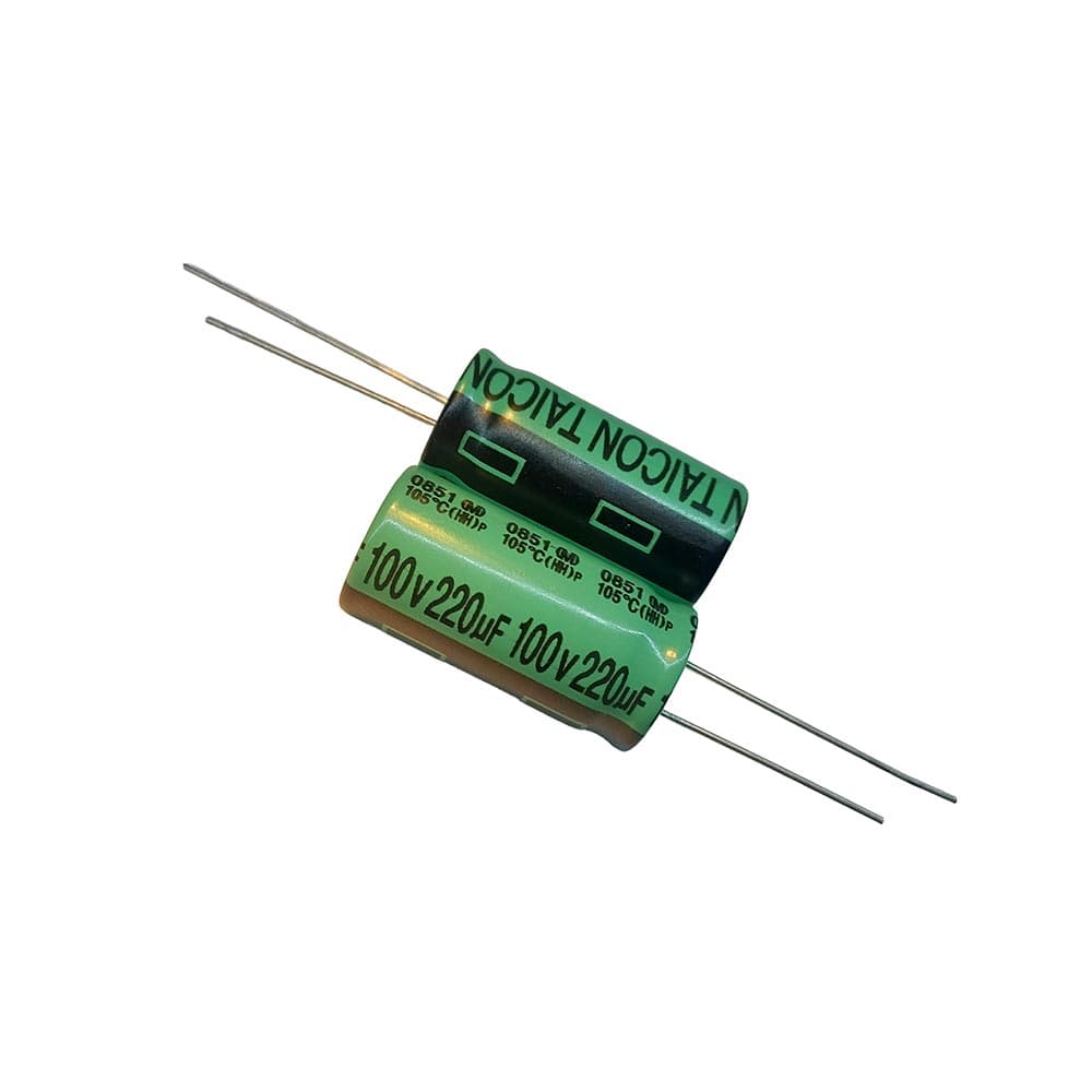 خازن الکترولیتی 220uF / 100V مارک TAICON (HH)