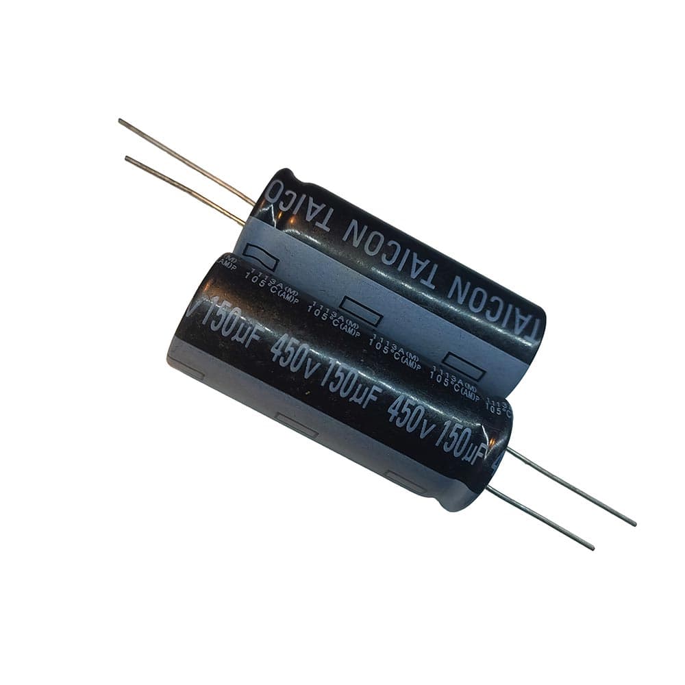 خازن الکترولیتی 150uF / 450V مارک TAICON P(AM)