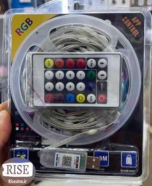 ریسه هوشمند RGB ۱۰ متری با ریموت کنترل
