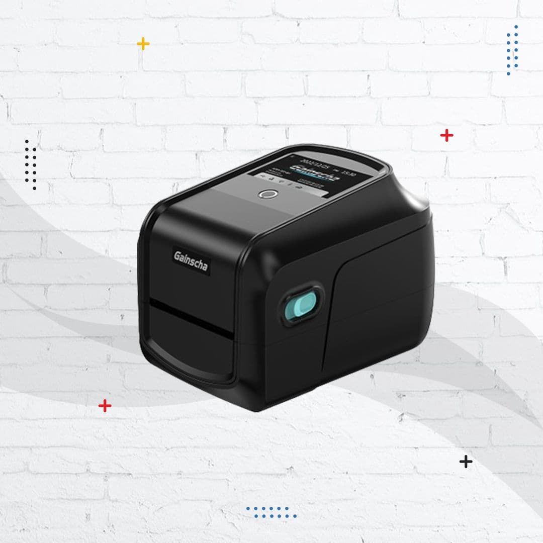 لیبل پرینتر گینشا مدل Gainscha GA-2408 203dpi (USB.SERIAL.LAN)