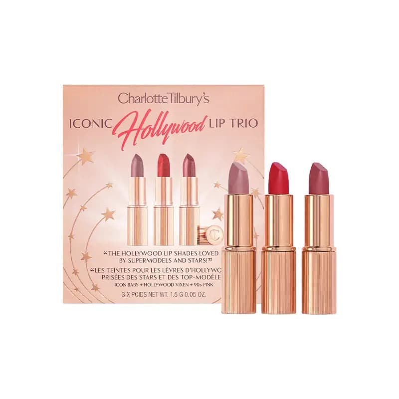 کیت ۳ قلو رژ لب هالیوود شارلوت تیلبری Charlotte Tilbury’s
