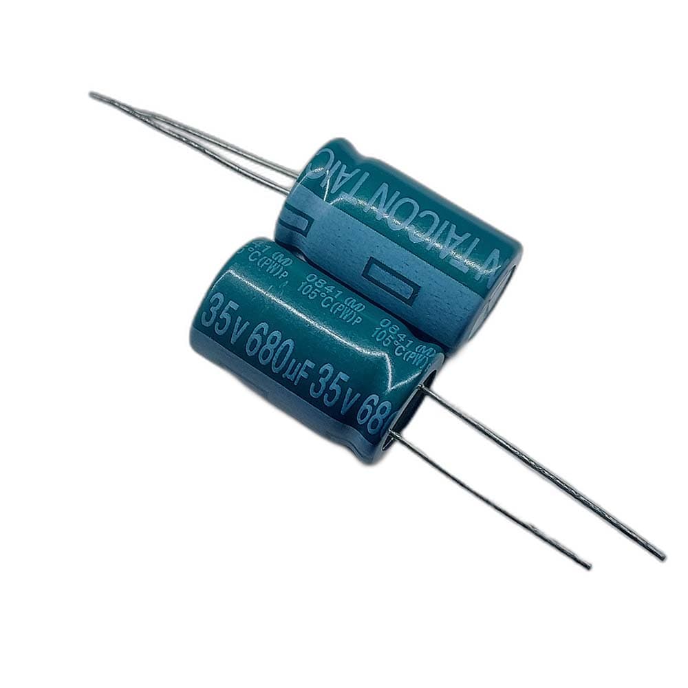 خازن الکترولیتی 680uF / 35V مارک TAICON P(PW)