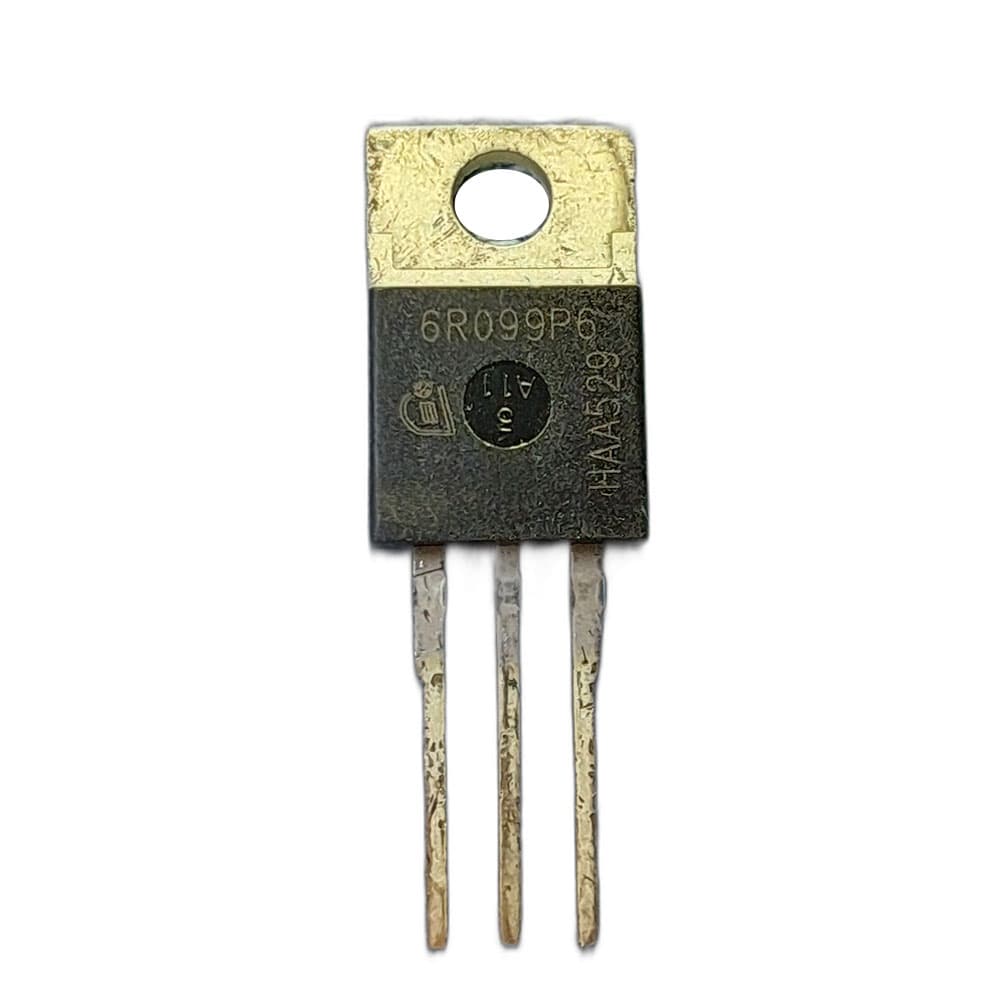 ماسفت 6R099P6 نوع N-Channel مارک Infineon پکیج TO-220 — تصویر ۲