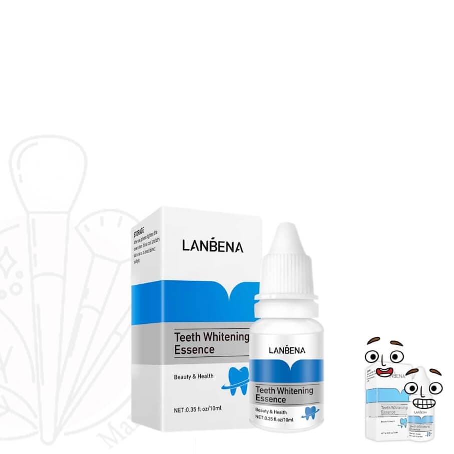 سرم سفید کننده و درخشان کننده دندان لانبنا (اصل) تاریخ جدید LANBENA Teeth Whitening Essence