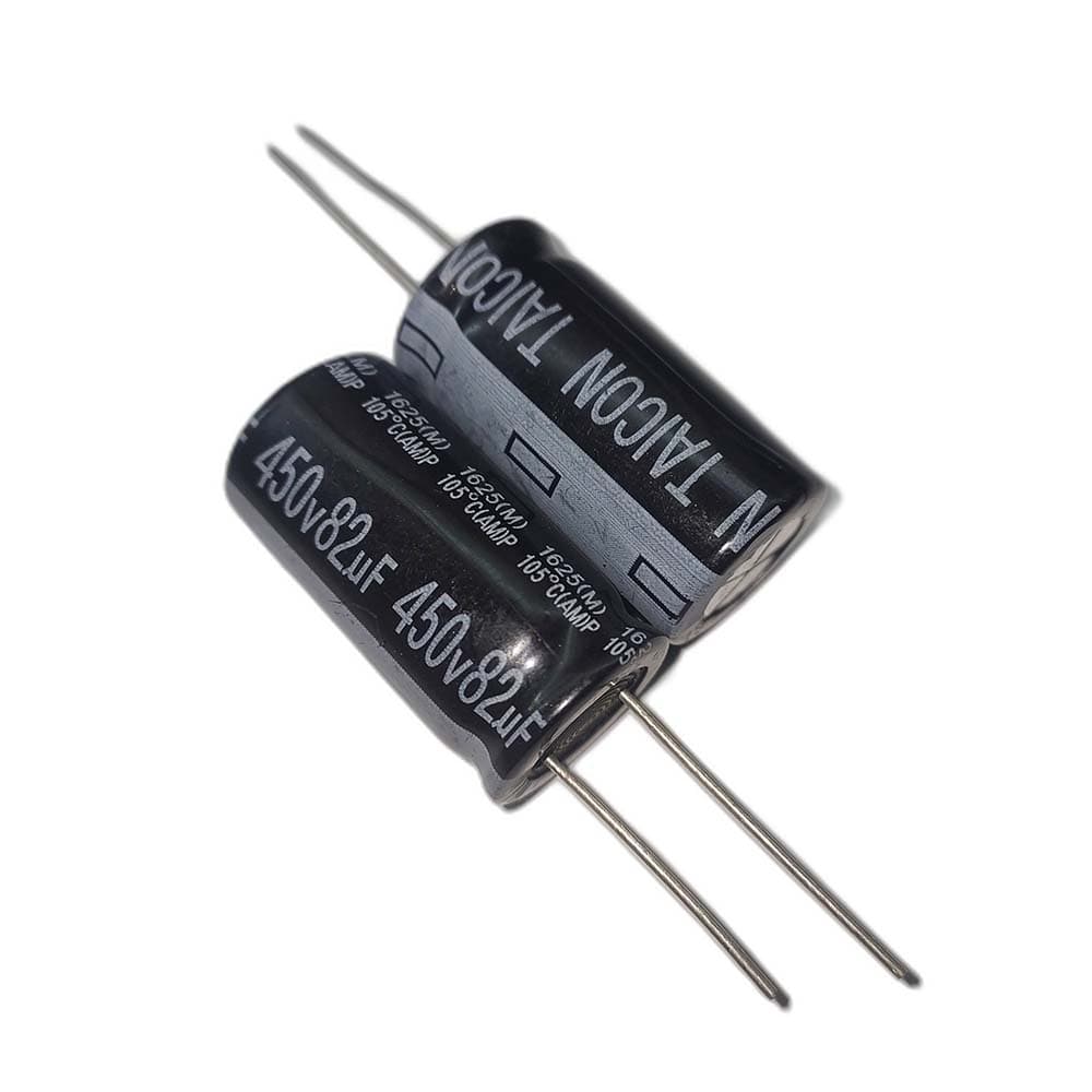 خازن الکترولیتی 82uF / 450V مارک TAICON P(AM)