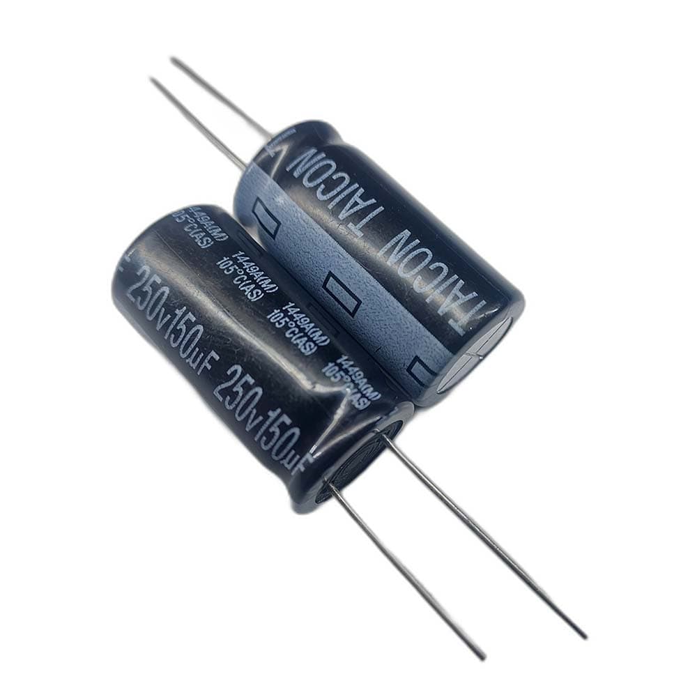 خازن الکترولیتی 150uF / 250V مارک TAICON P(AS)