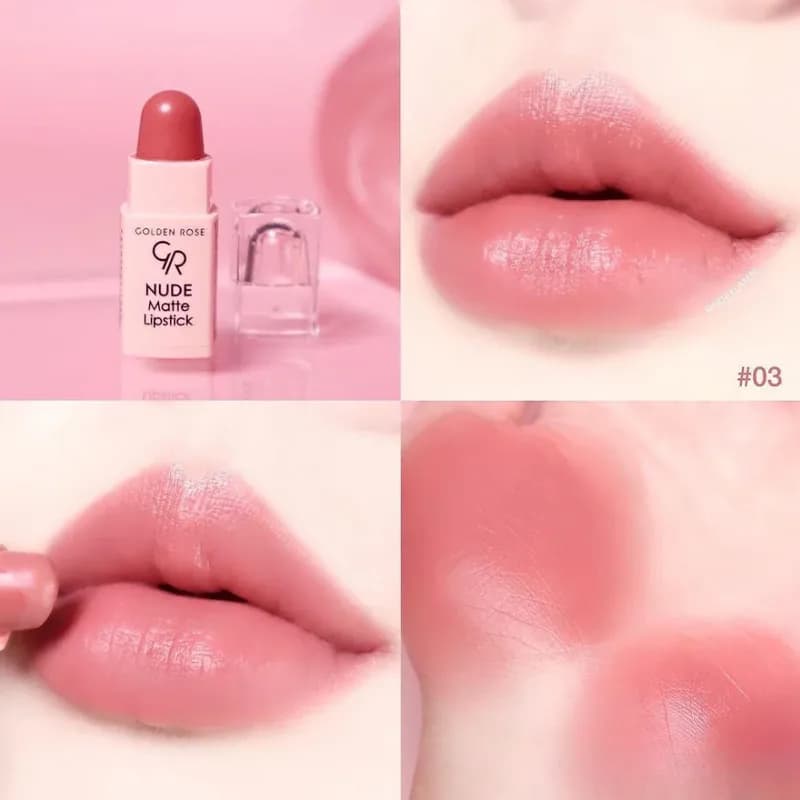 پک رژ مینی نود گلدن رز Golden Rose — تصویر ۶