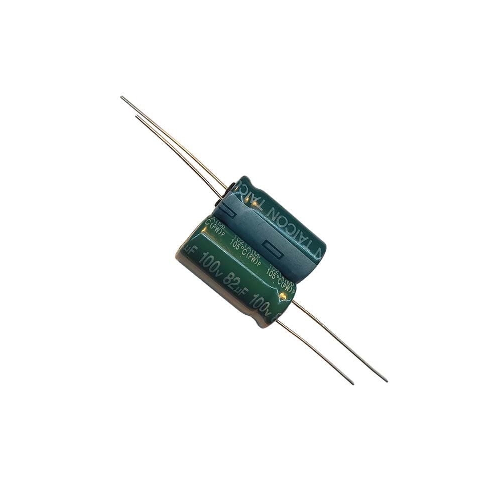 خازن الکترولیتی 82uF / 100V مارک TAICON PZ(PW)