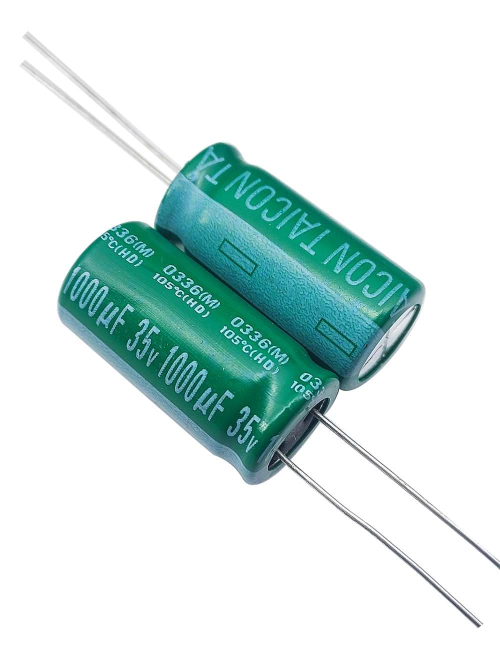 خازن الکترولیتی 1000uF / 35V مارک TAICON HF(HD)