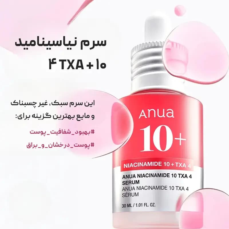 سرم نیاسینامید آنوا Anua — تصویر ۶