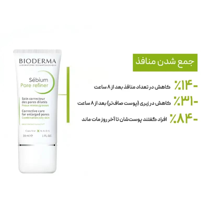 کرم کوچک کننده منافذ بایودرما Bioderma — تصویر ۵