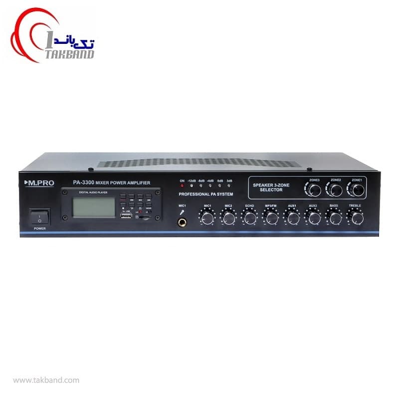 آمپلی فایر M.PRO PA3300 — تصویر ۲