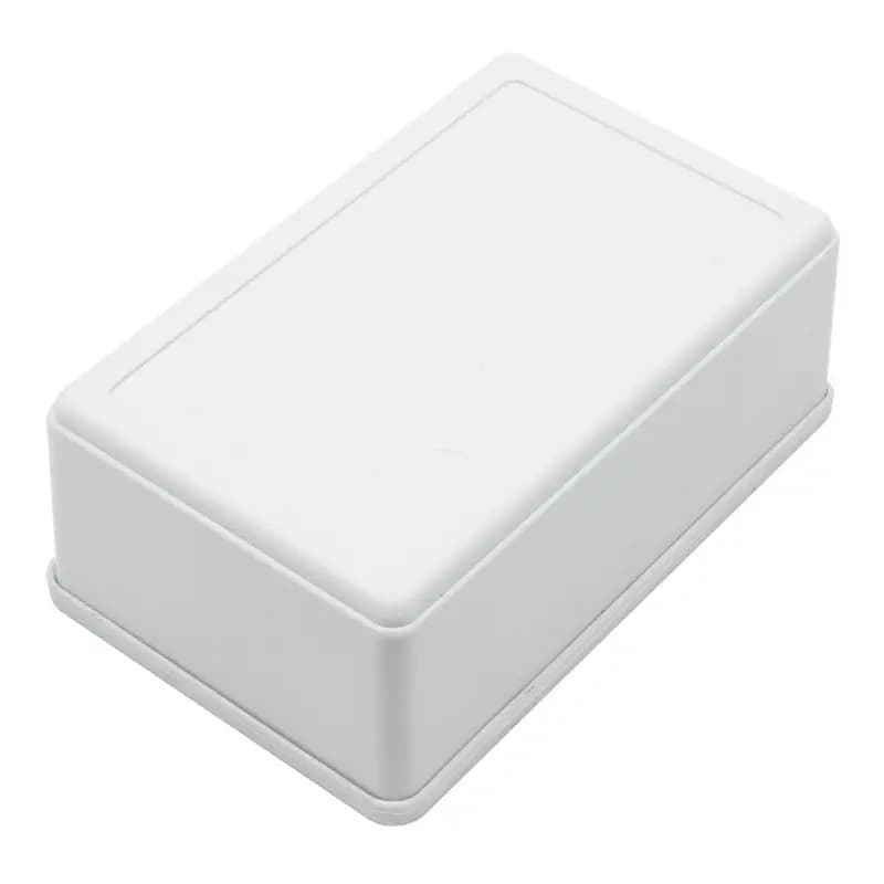 جعبه برد پلاستیکی دو تکه سفید مدل BMD-A1 سایز 105x70x40 میلی‌متر – محفظه پروژه الکترونیکی — تصویر ۲