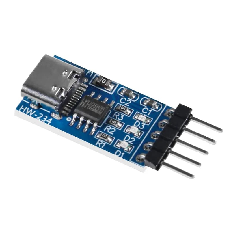 ماژول مبدل USB Type-C به TTL با تراشه CH340N — تصویر ۱۱
