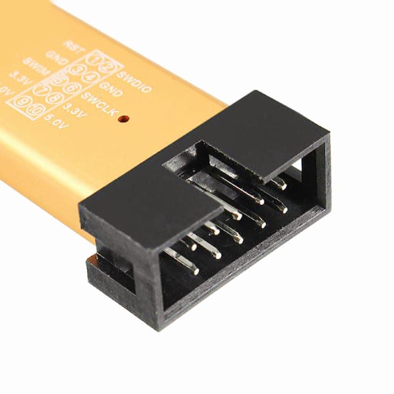 پروگرامر کوچک ST-Link V2 ویژه میکروهای STM8 و STM32 — تصویر ۴