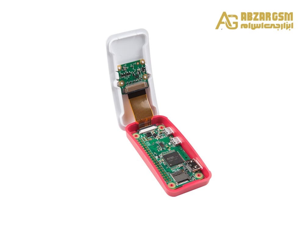 کیس اورجینال قرمز برد رزبری پای زیرو Zero و Zero W — تصویر ۱۲