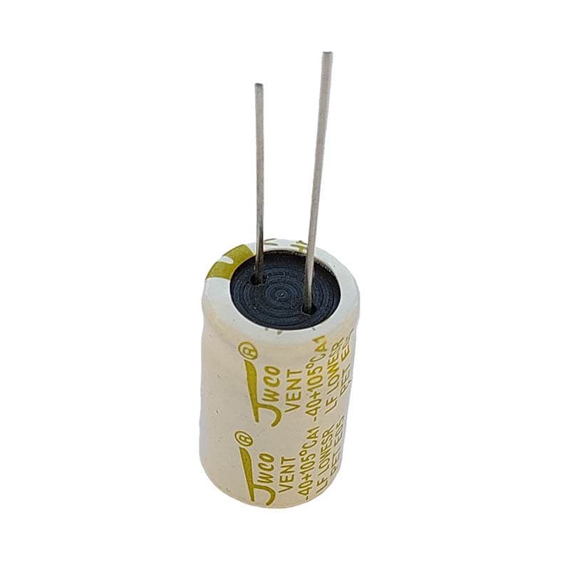 خازن الکترولیتی 22UF 400V برند JWCO سفید — تصویر ۲