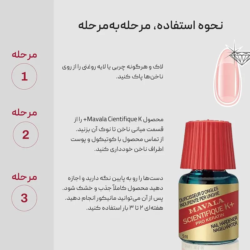 تقویت ناخن ماوالا Mavala — تصویر ۴