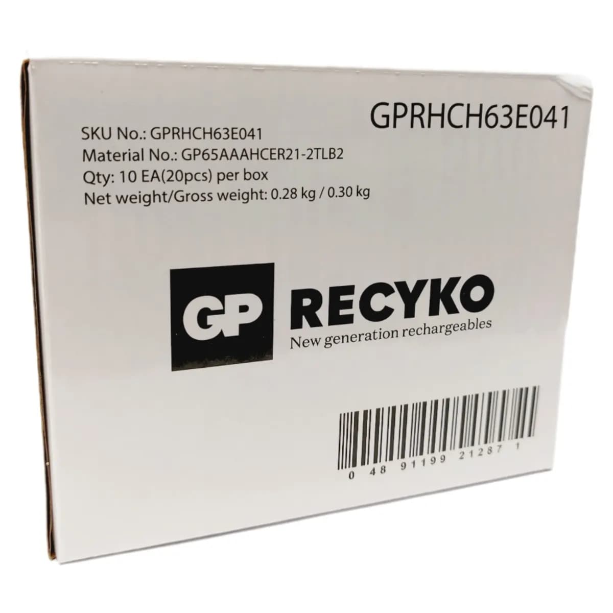 باتری نیم قلمی جی پی مدل ReCyko بسته ۲ عددی 650mAh — تصویر ۴